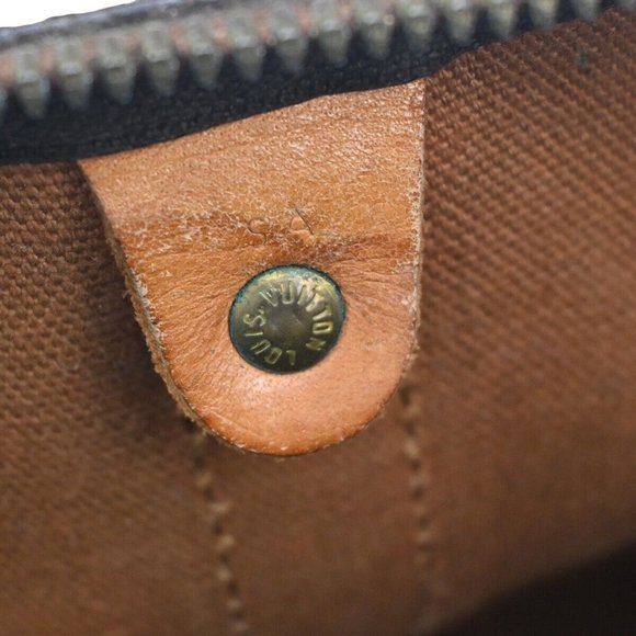 Authentic LOUIS VUITTON Keepall 45 Travel Hand Bag Monogram Leather Brown - Picture 3 of 16
